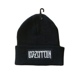 Led Zeppelin Beanie Rock N Roll Band Hat Winter Skull Cap Metal